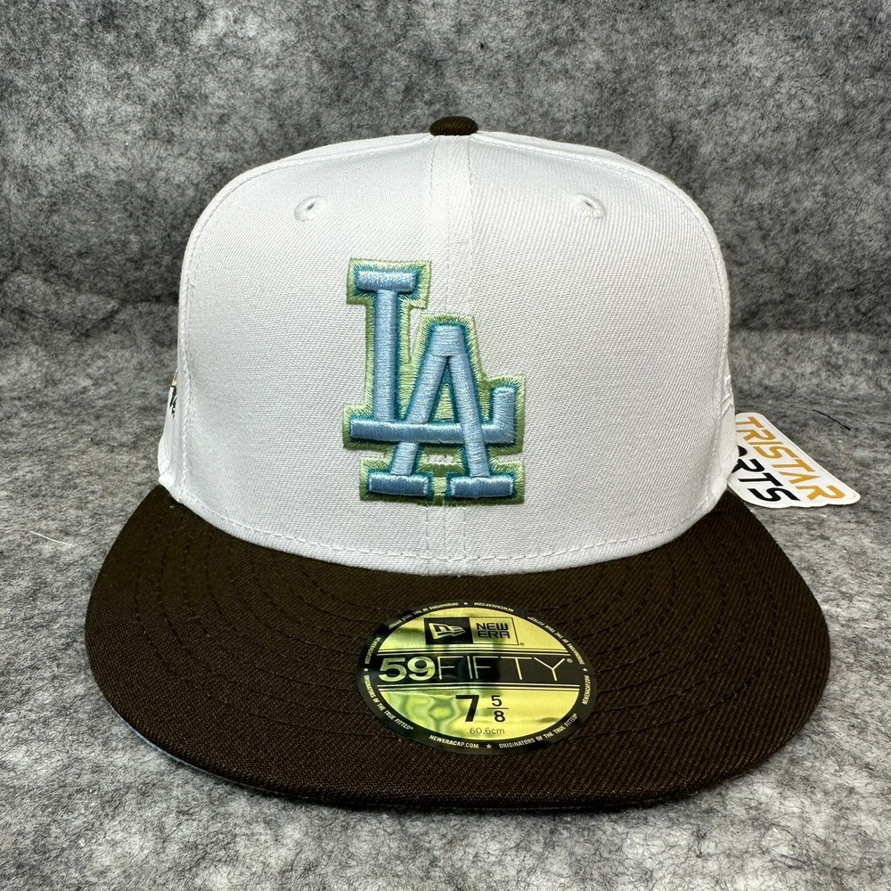 Los Angeles Dodgers Hat Cap Fitted Mens 7 5/8 New Era 5950 Digital Haven MLB
